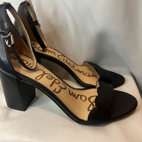 Sam Edelman  New Black High Heel Slingback Pumps - Picture 3 of 6